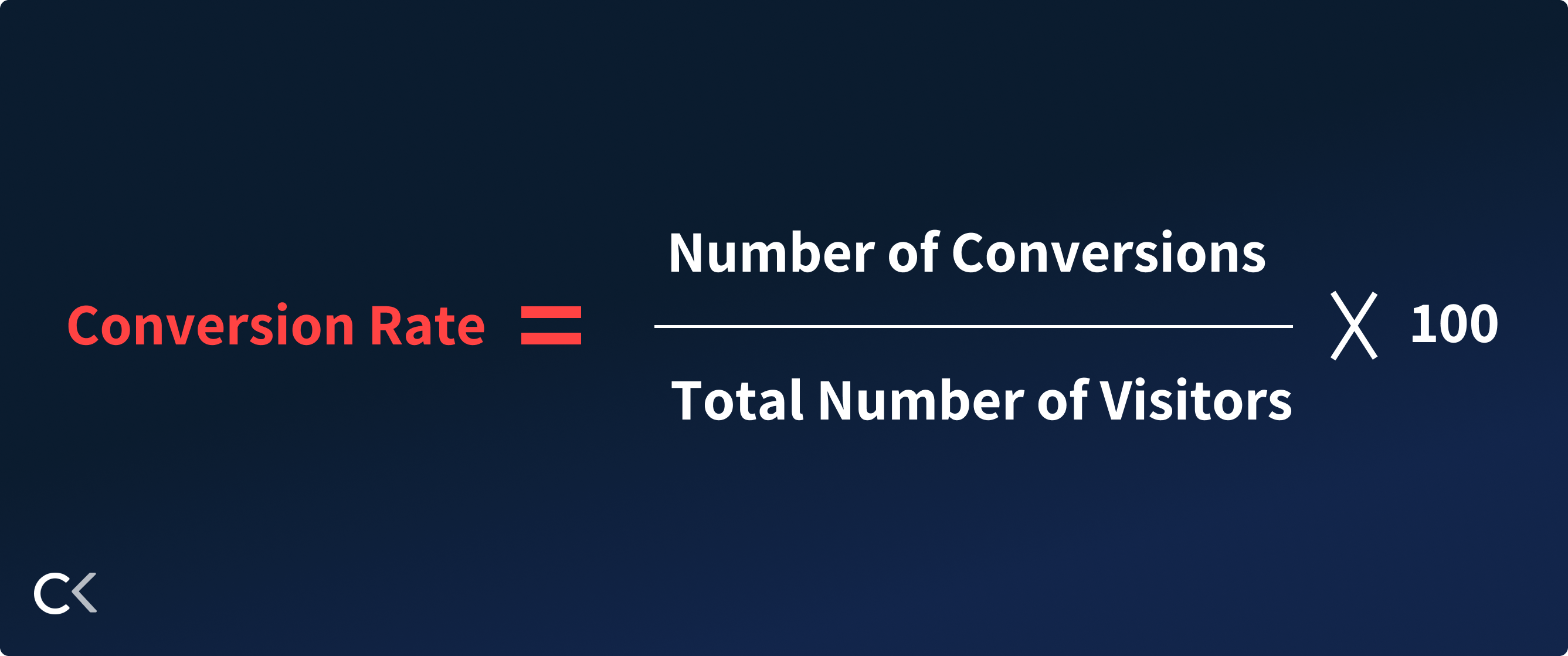 How to calculate conversion rate